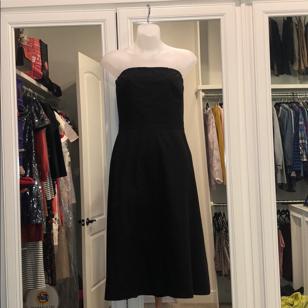 J crew strapless spring dress